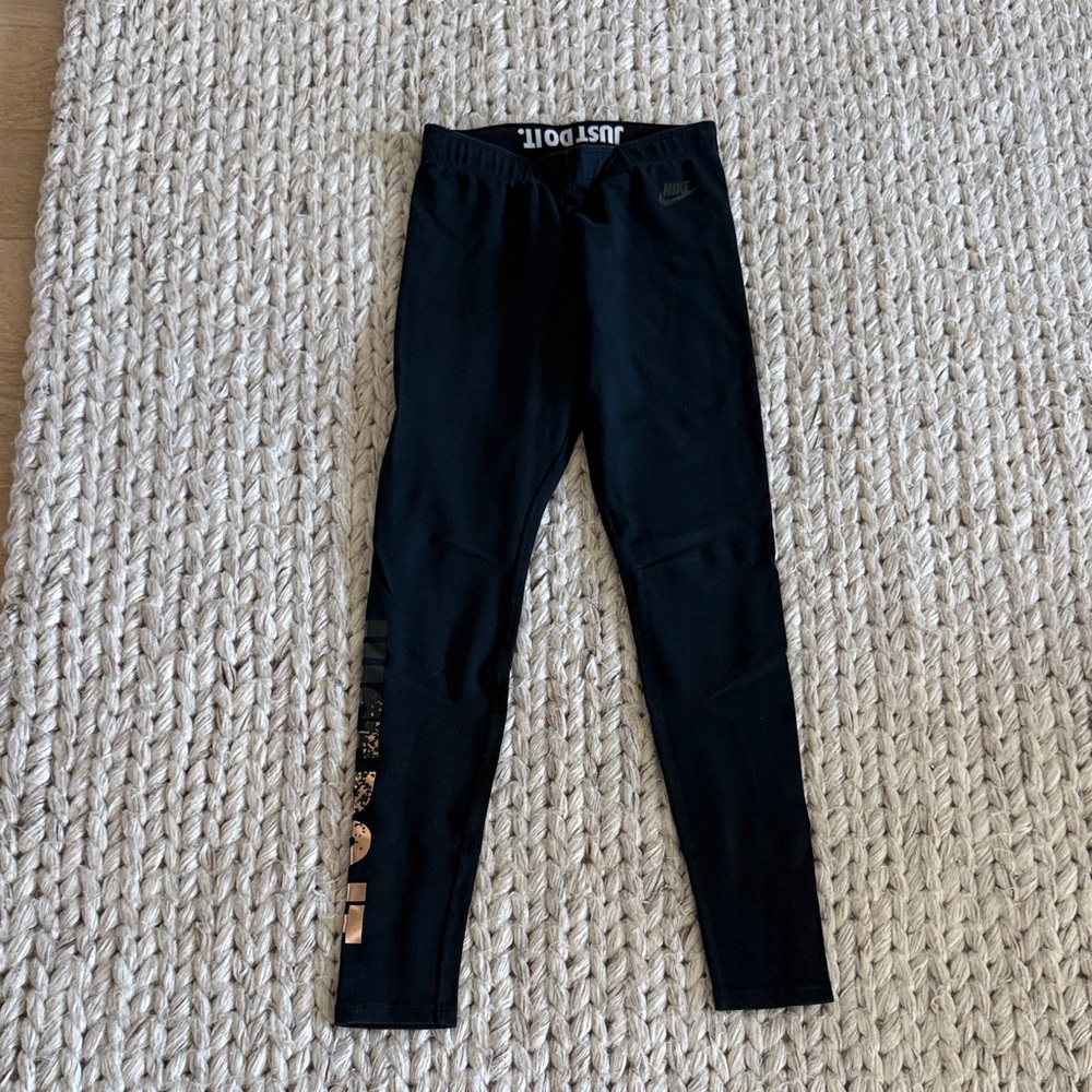 Nike Black Leggings Just Do It Leggings